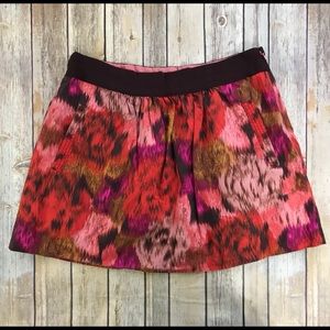 J. Crew Floral Abstract Skirt